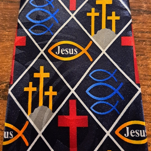 Steven Harris hand made Jesus tie - Picture 5 of 5